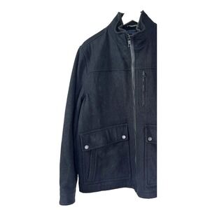 Nautica Mens XL Wool Coat Collared Jacket Quilted Liner Outerwear Preppy Classic